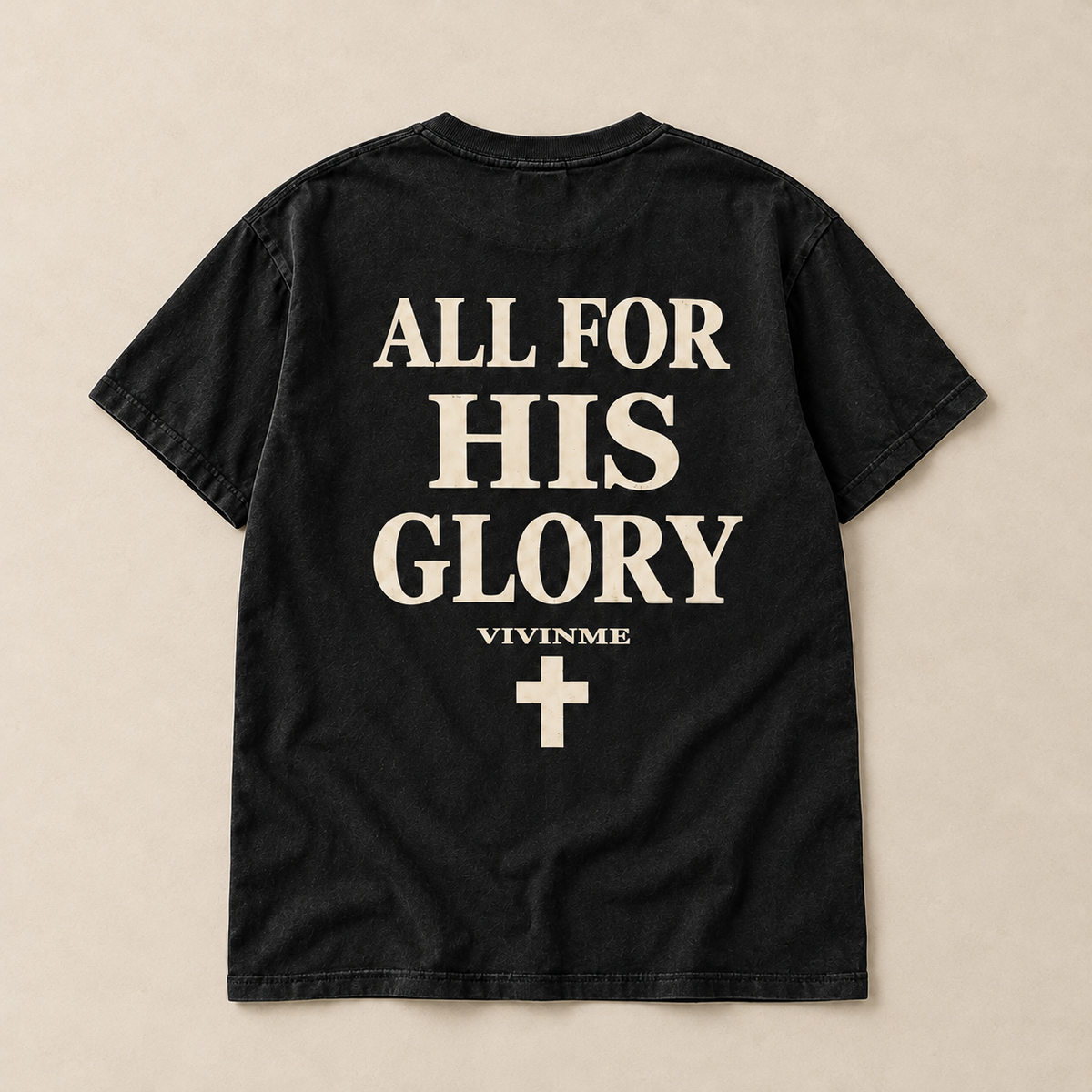 Here to Serve Christian Graphic Tee | Comfort Colors Cotton | VIVINME