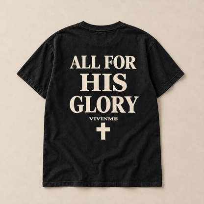 Here to Serve Christian Graphic Tee | Comfort Colors Cotton | VIVINME