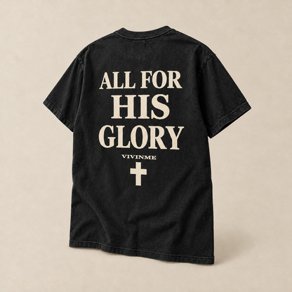 Here to Serve Christian Graphic Tee | Comfort Colors Cotton | VIVINME